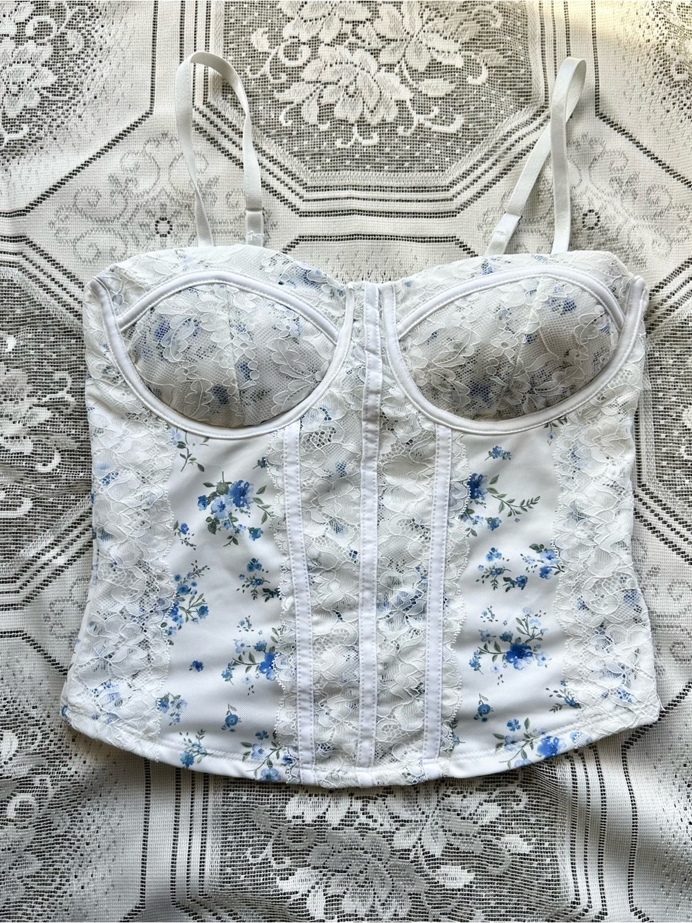 Madden Girl Floral Bustier with